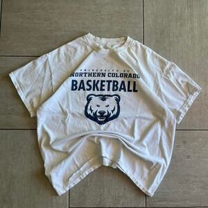 University of Northern Colorado white basketball tee #college #basketball